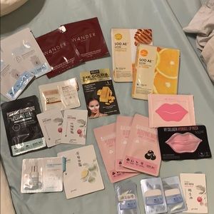 Face creams masks lip patch lot